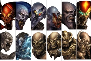 Starcraft 2 immortal fight scene tattoo idea