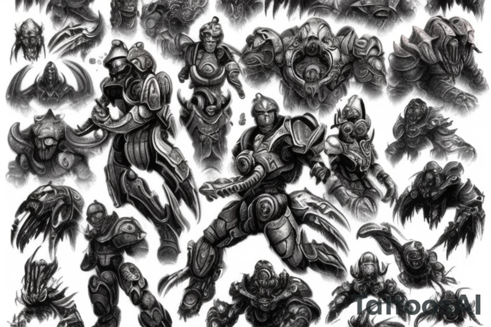 Starcraft 2 epic battle tattoo idea