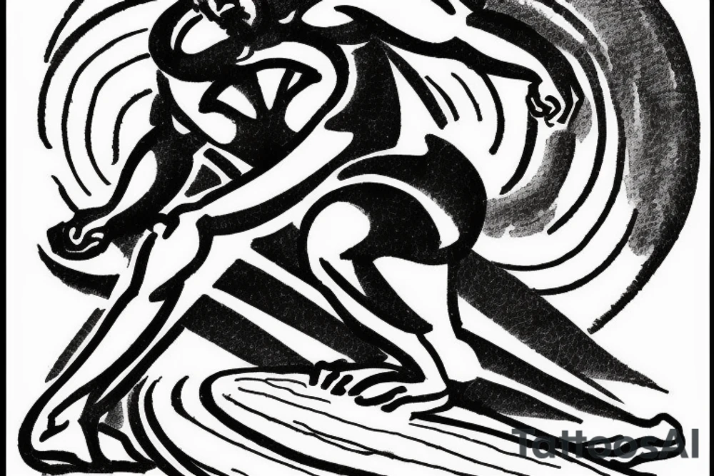 A classic image of Sisyphus would be a tattoo of him pushing the boulder up the hill. tattoo idea