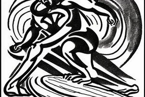 A classic image of Sisyphus would be a tattoo of him pushing the boulder up the hill. tattoo idea