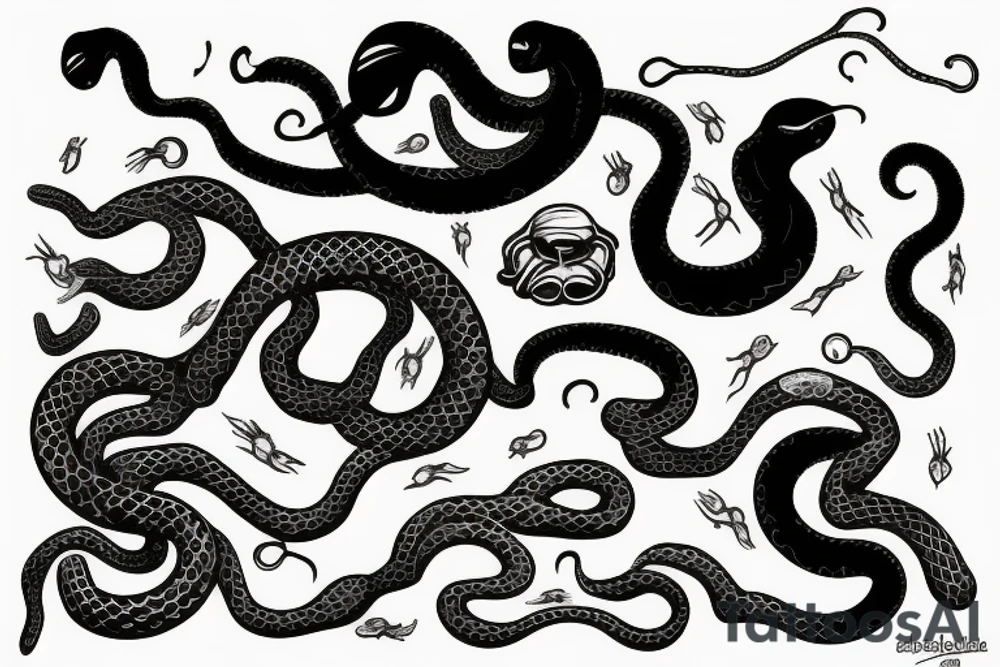 snake tattoo idea