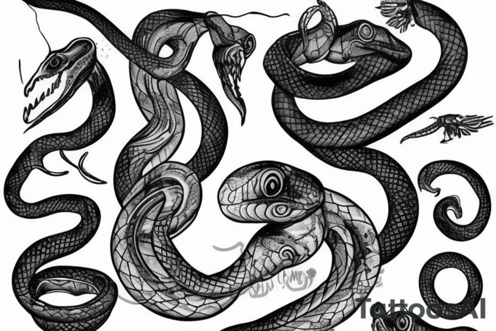 snake tattoo idea