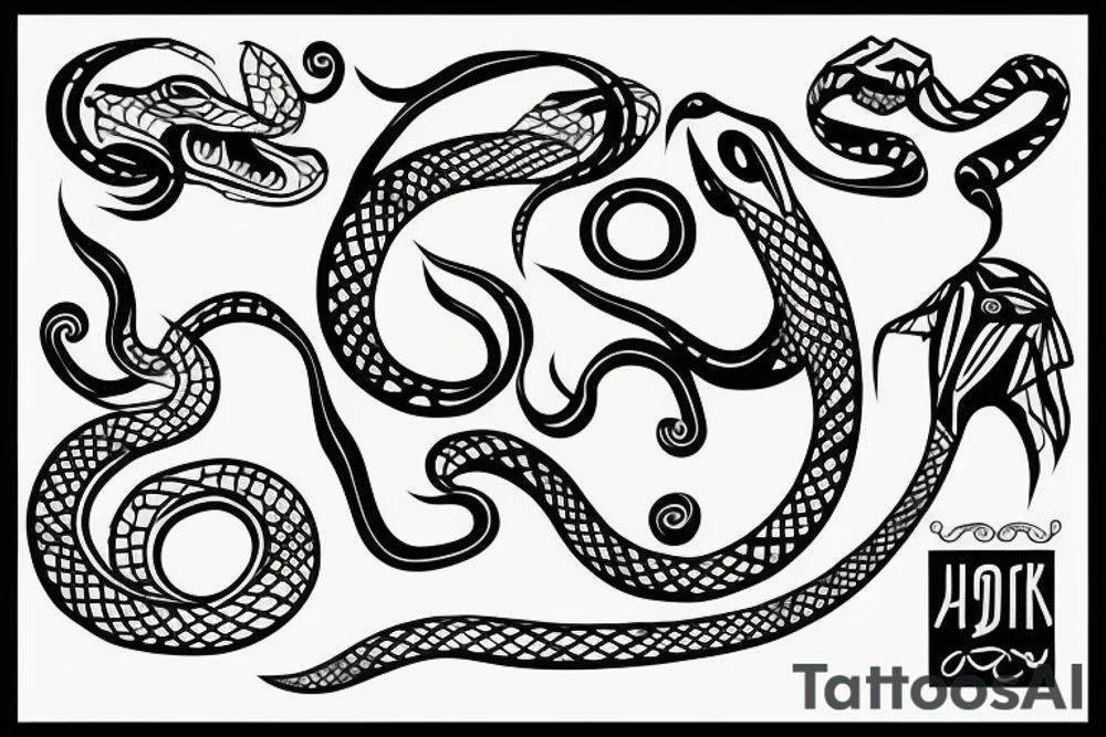 snake tattoo idea