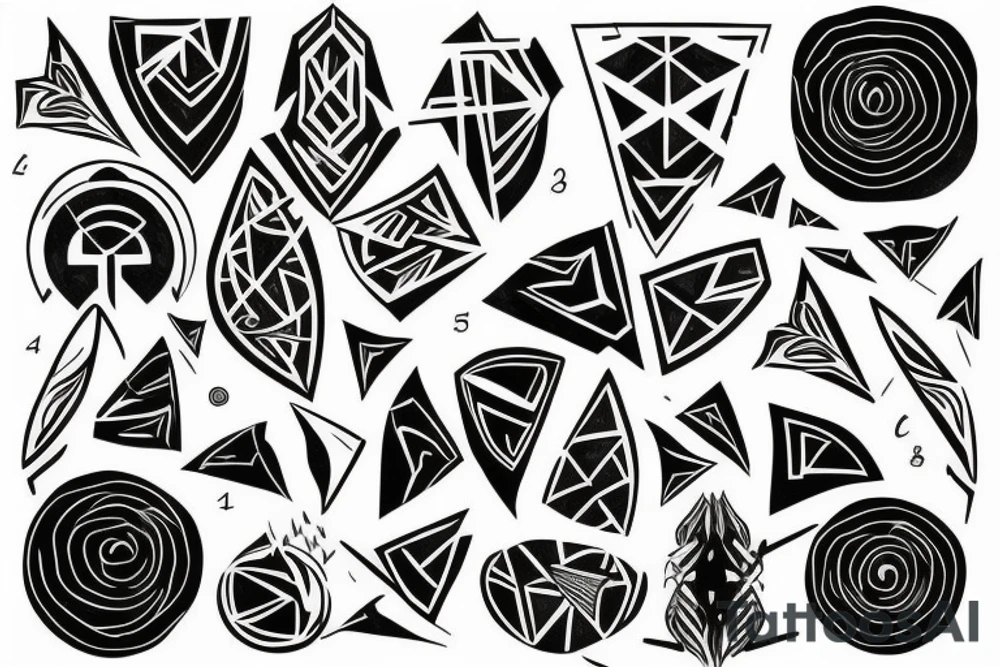 V V V tattoo idea