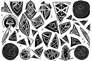 V V V tattoo idea
