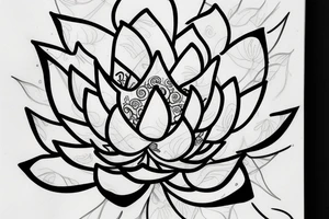 White lotus on a vine tattoo idea