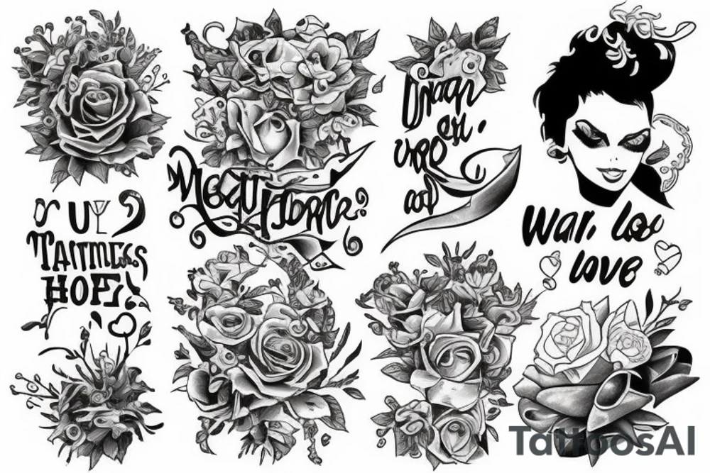 I want the tattoo to show how I would do anything for the ones I love tattoo idea