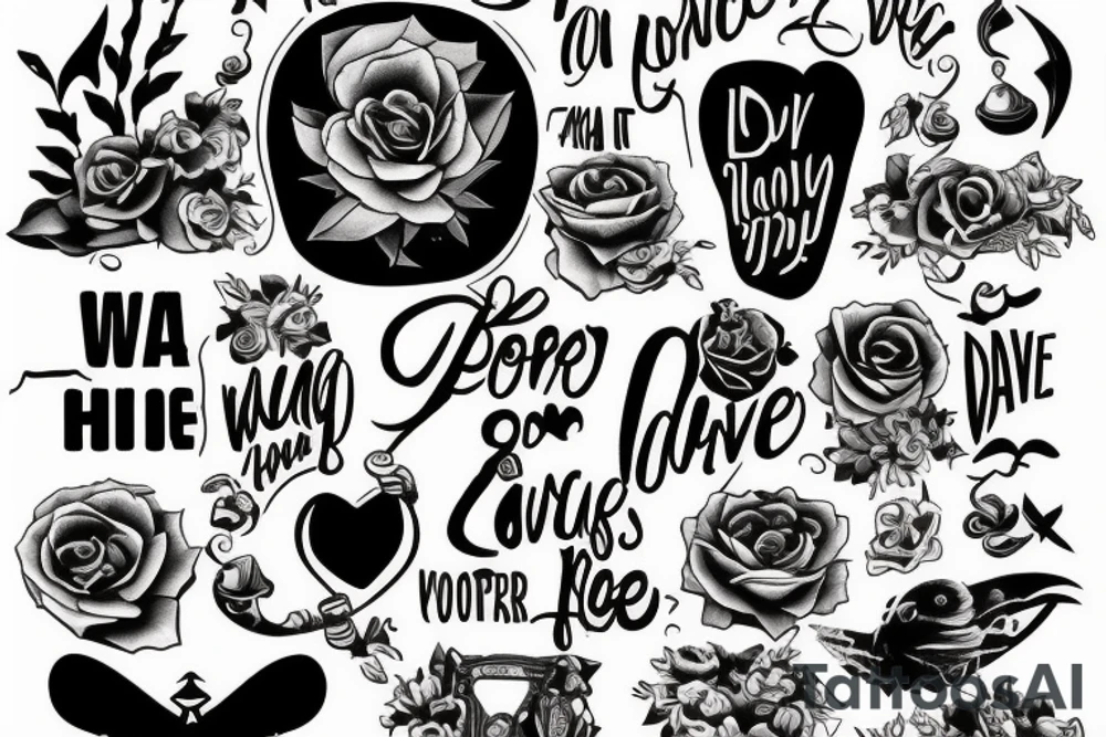 I want the tattoo to show how I would do anything for the ones I love tattoo idea