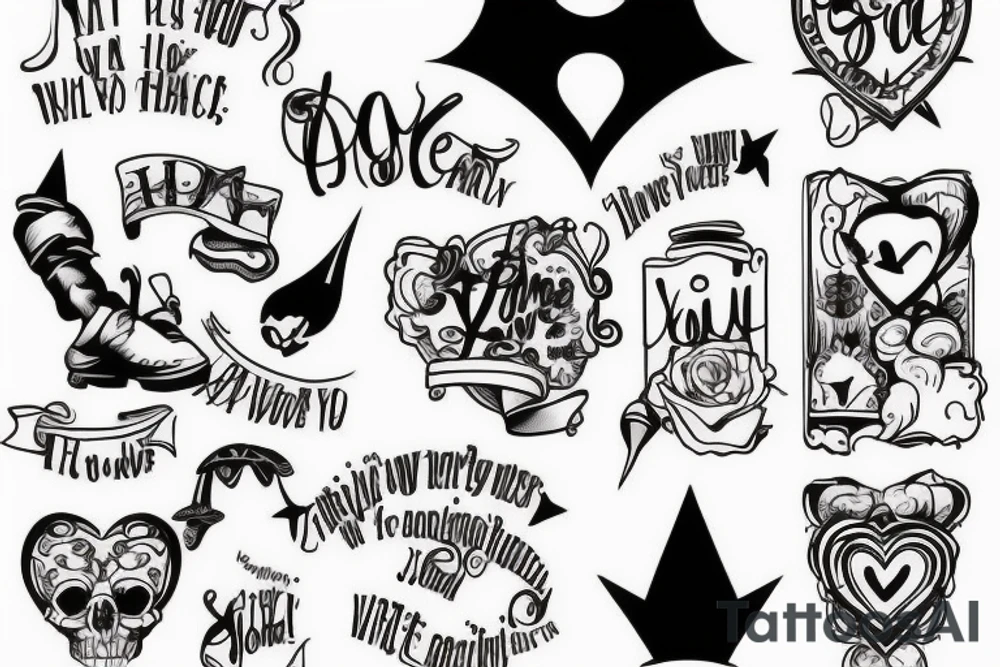 I want the tattoo to show how I would do anything for the ones I love tattoo idea