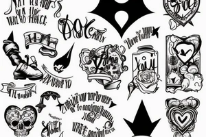 I want the tattoo to show how I would do anything for the ones I love tattoo idea