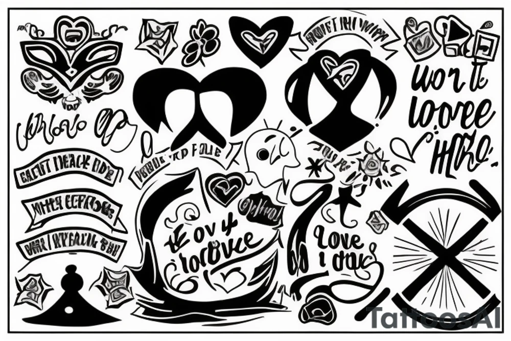 I want the tattoo to show how I would do anything for the ones I love tattoo idea