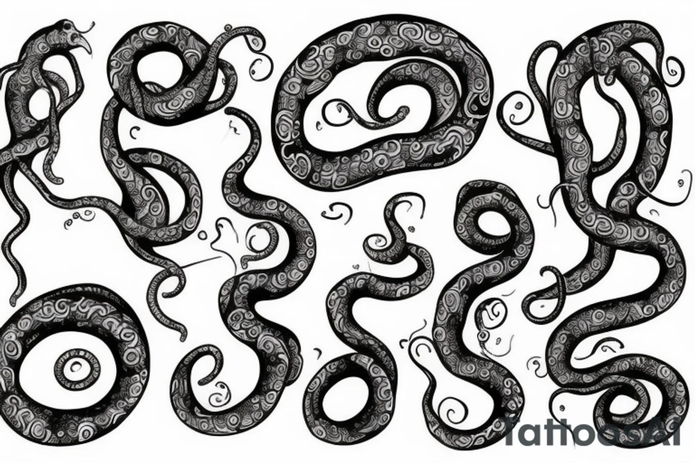 tentacle tattoo idea