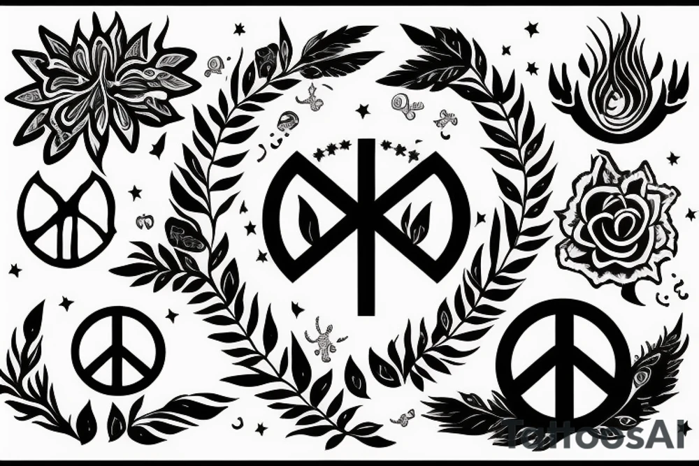 small tattoo, peace, free soul, strong tattoo idea small tattoo, peace, free soul, strong tattoo idea