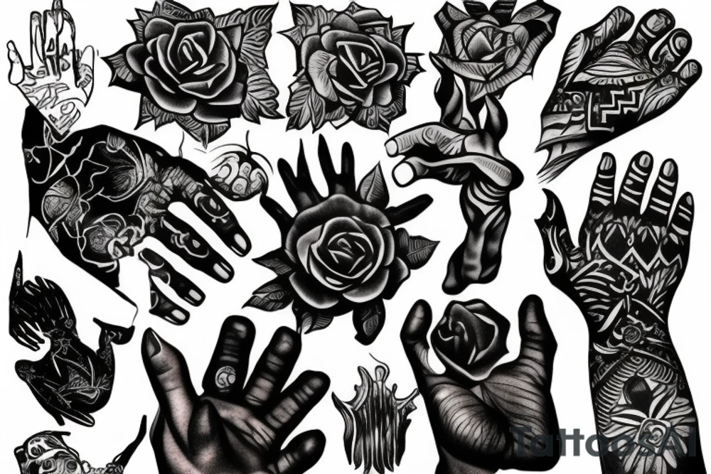 hand tattos tattoo idea