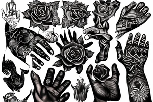 hand tattos tattoo idea