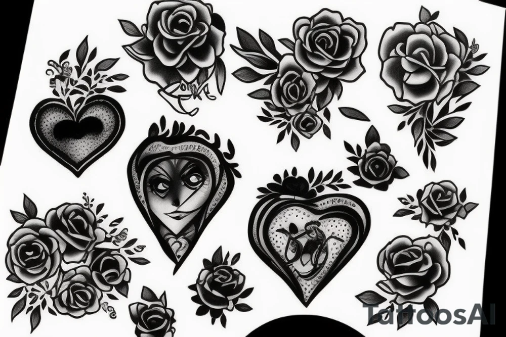 a romantic little tattoo for a couple tattoo idea