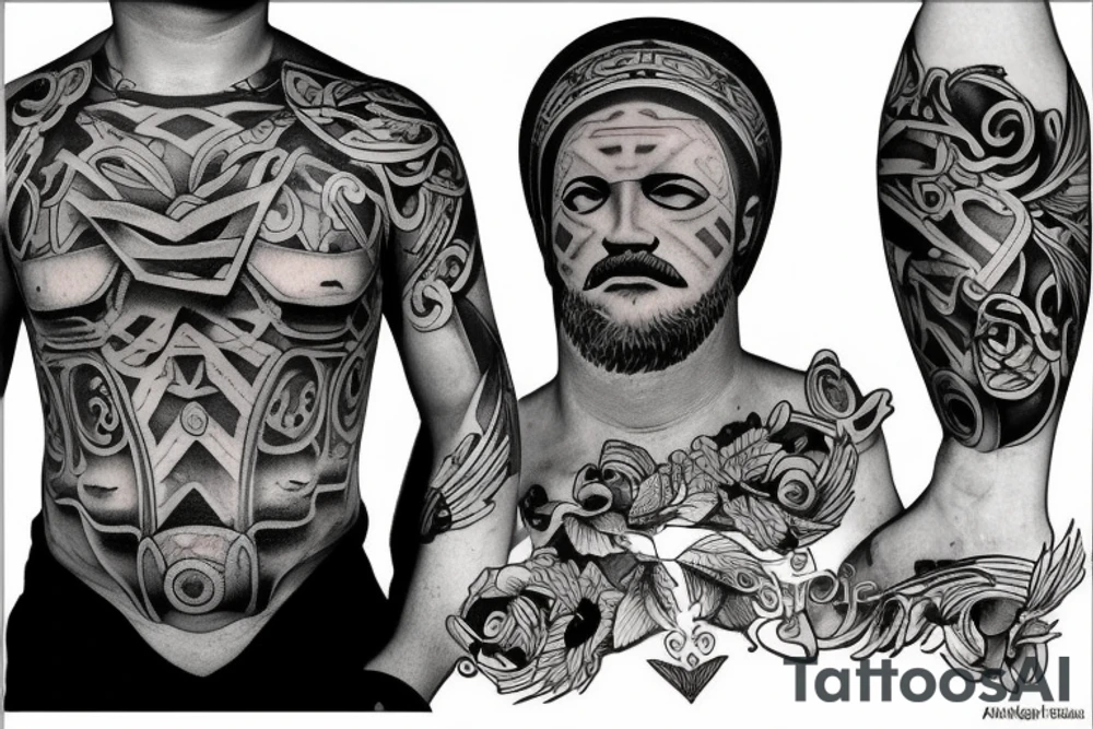 Greek tattoo tattoo idea