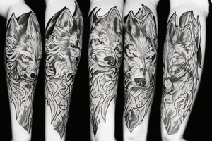 The terrible wolf tattoo idea