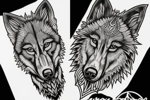 The terrible wolf tattoo idea