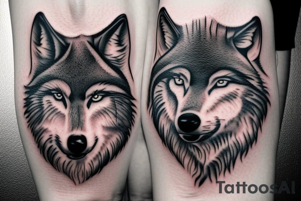 The wolf tattoo idea