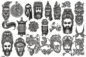 Greek heritage and Vietnamese heritage tattoo idea