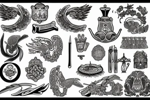 Greek heritage and Vietnamese heritage tattoo idea