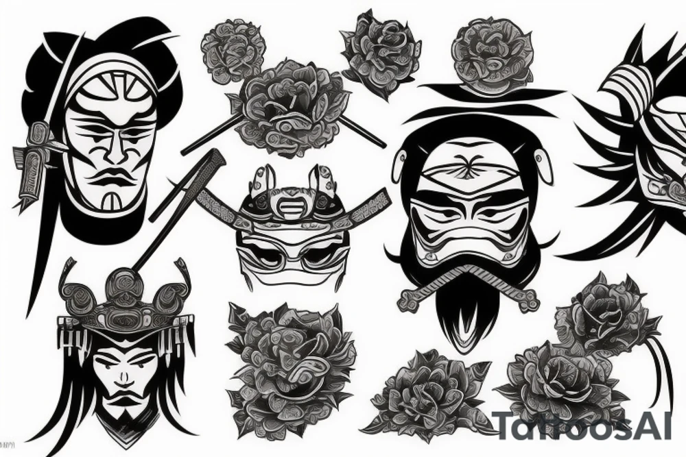 Samurai tattoo idea