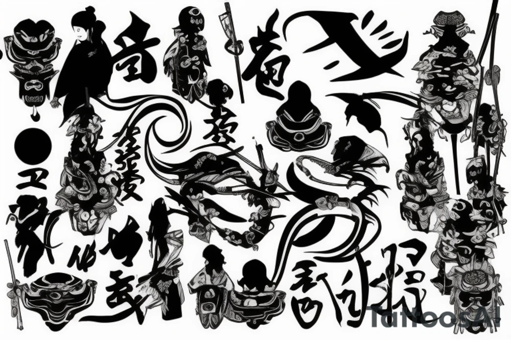 Samurai tattoo idea