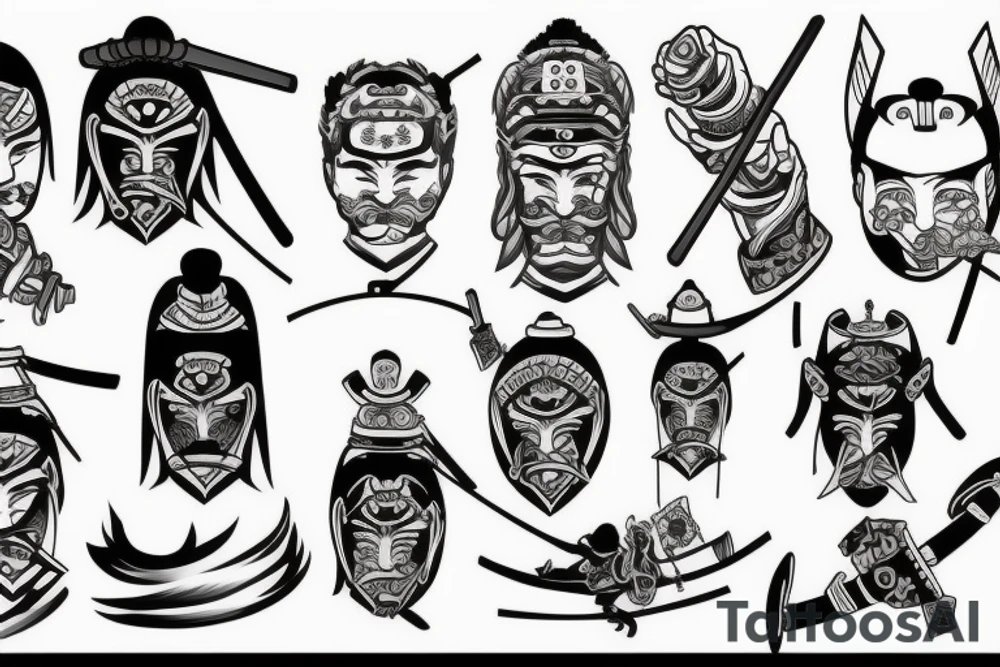Samurai tattoo idea