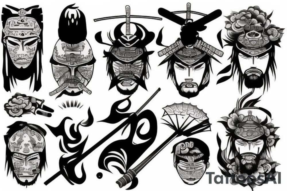 Samurai tattoo idea