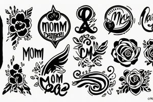 mom and dad tattoo idea