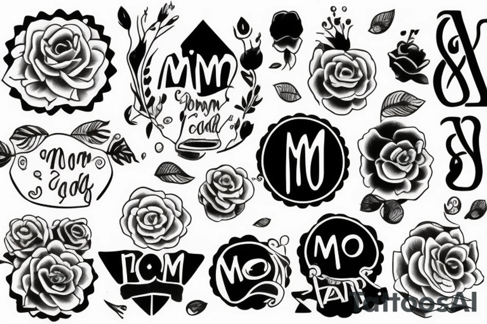mom and dad tattoo idea