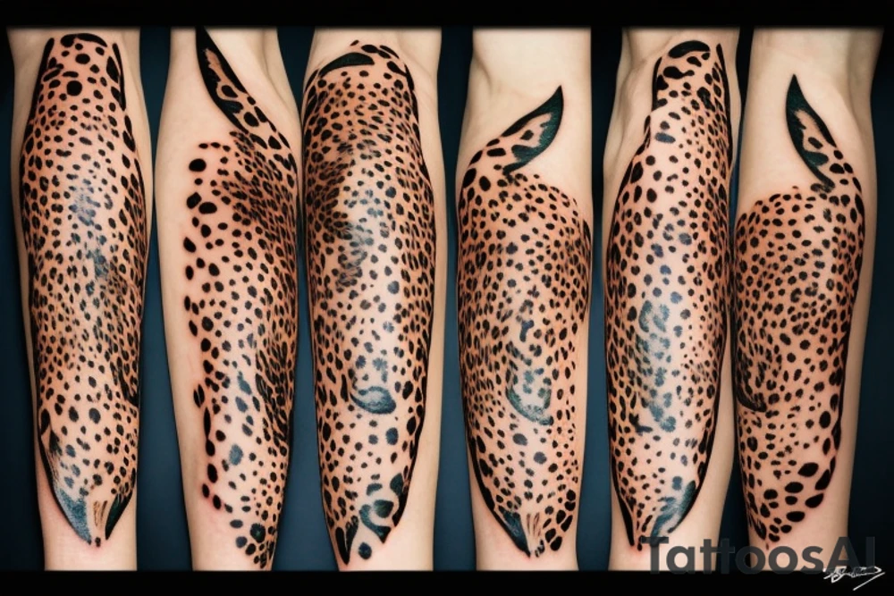 Some blown out candles, one stil burning Starts a fire, in the fire you se a cheetah tattoo idea