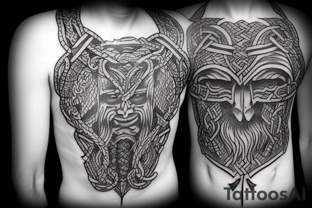 Viking themed tattoo idea