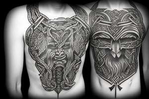 Viking themed tattoo idea