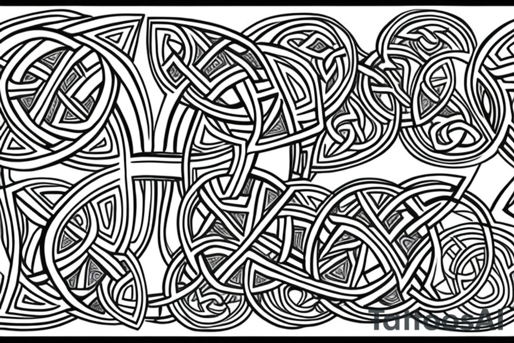 Triquetra, arm, celtic, bands tattoo idea