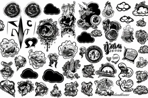 Clouds tattoo idea