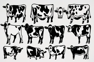 cow tattoo idea