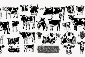 cow tattoo idea