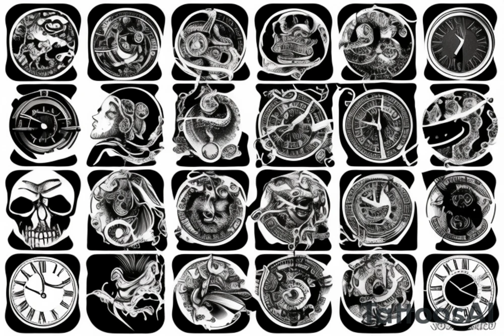 Lost time machine tattoo idea