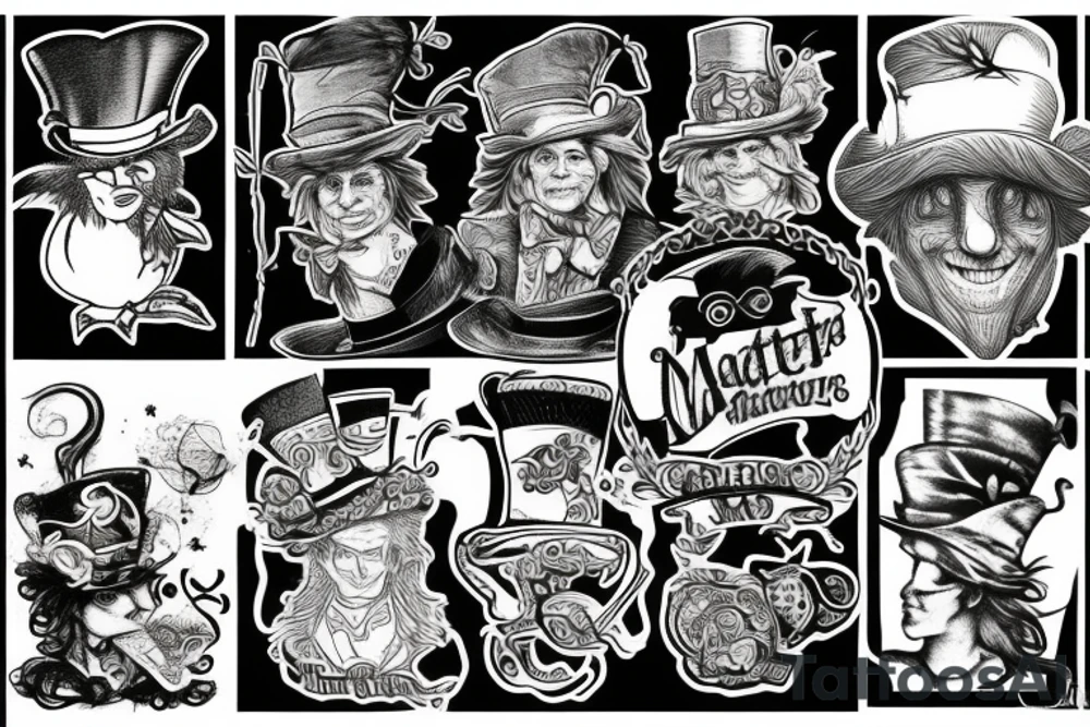 Mad hatter tattoo idea