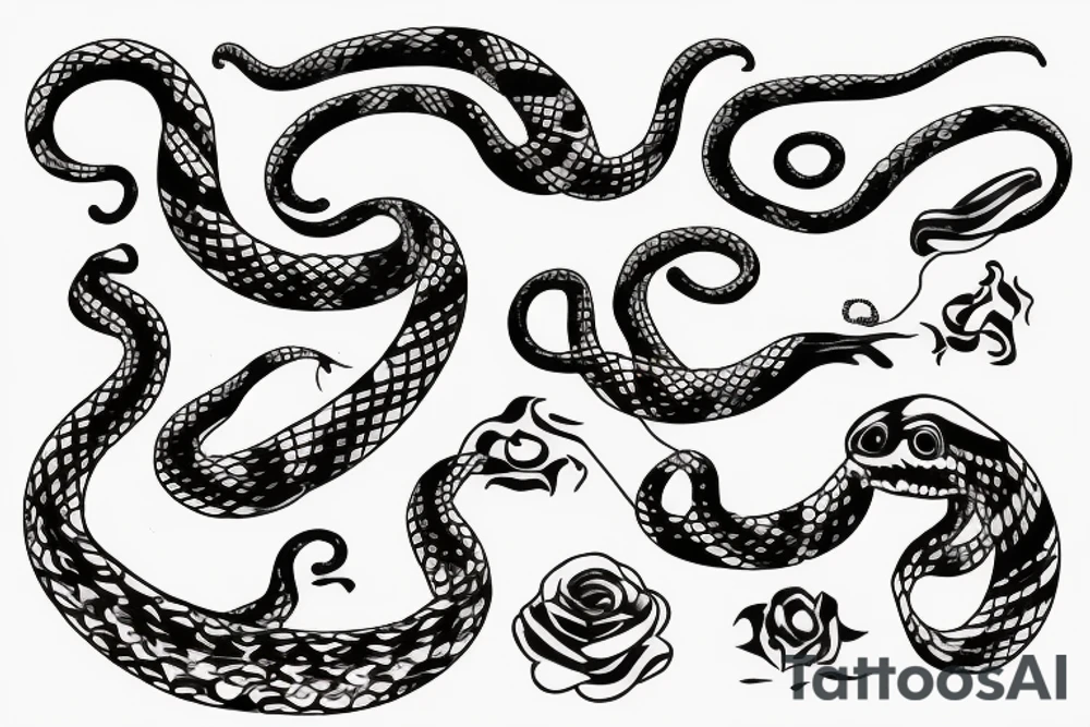 snake tattoo idea