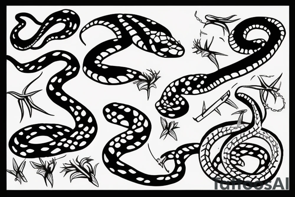 snake tattoo idea