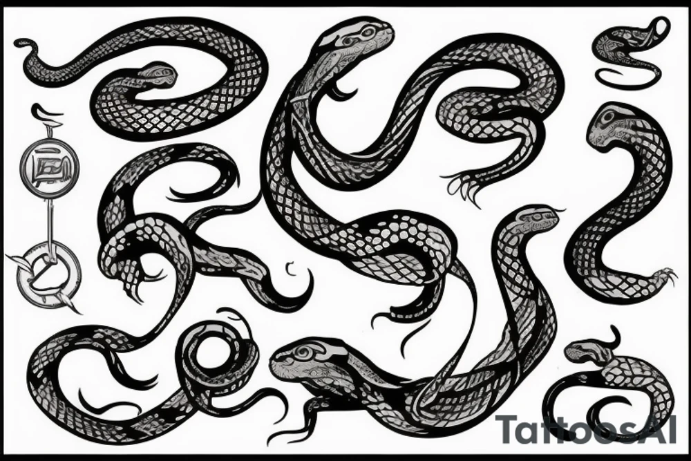 snake tattoo idea