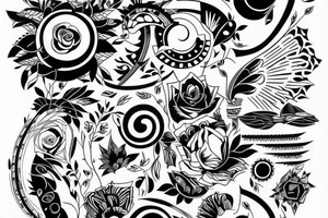 Fine Line Geometric tattoo tattoo idea