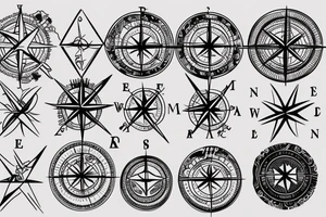 Something to compliment a tattoo of the world and compass tattoo idea