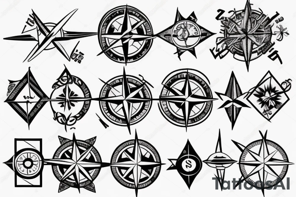 Something to compliment a tattoo of the world and compass tattoo idea