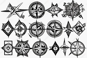 Something to compliment a tattoo of the world and compass tattoo idea