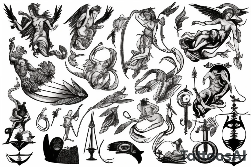 Greek mythology tattoo idea