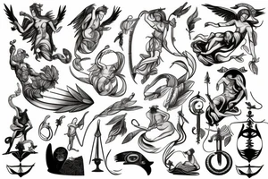 Greek mythology tattoo idea